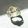 Ring massiv 925 mit Zitrin